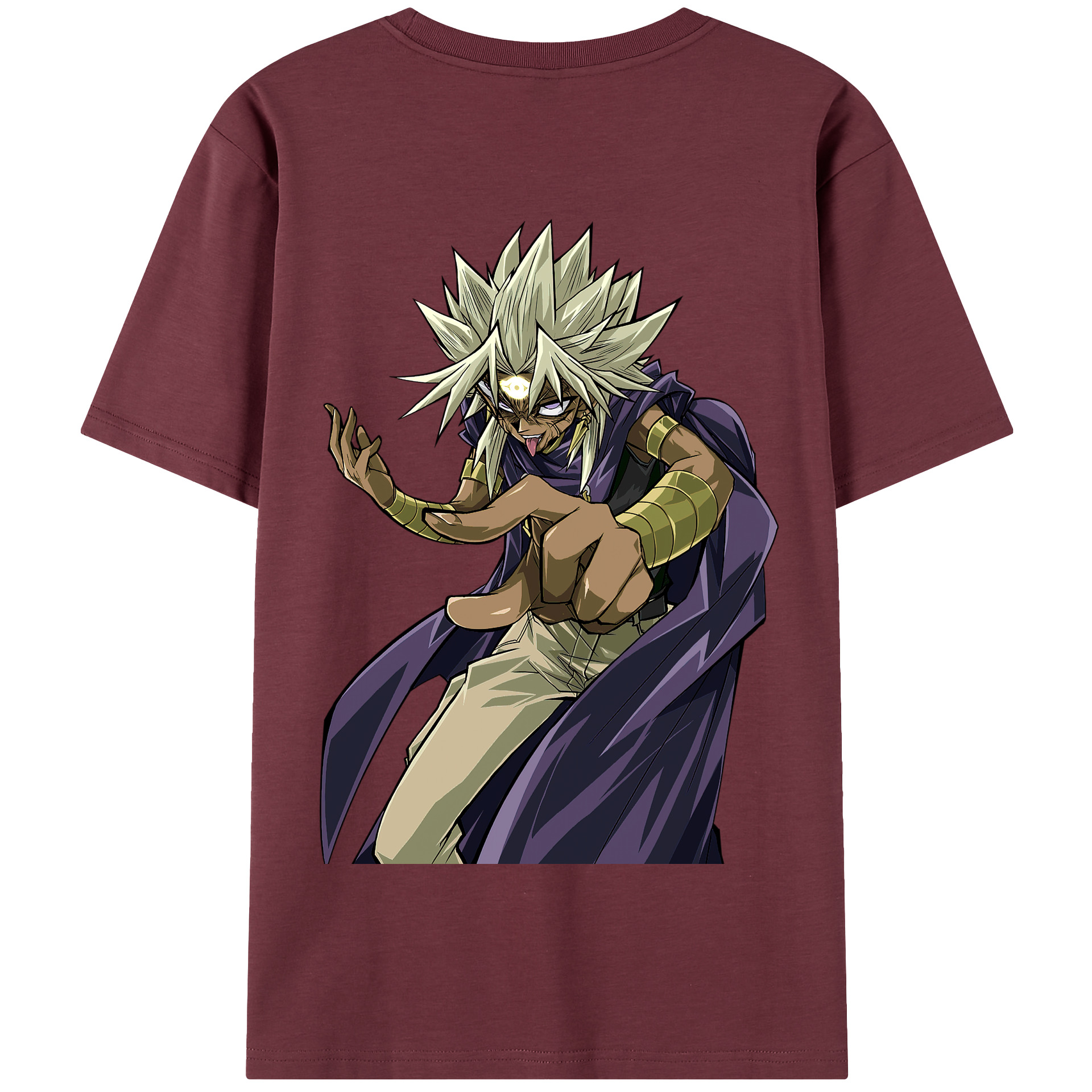 （画像用） 遊☆戯☆王 Yu-Gi-Oh! 綿100％半袖Tシャツ（背面プリント）